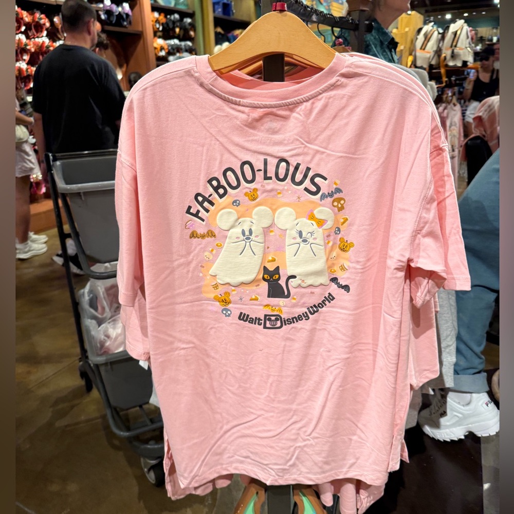 Disney Ghost Pink Shirt Halloween